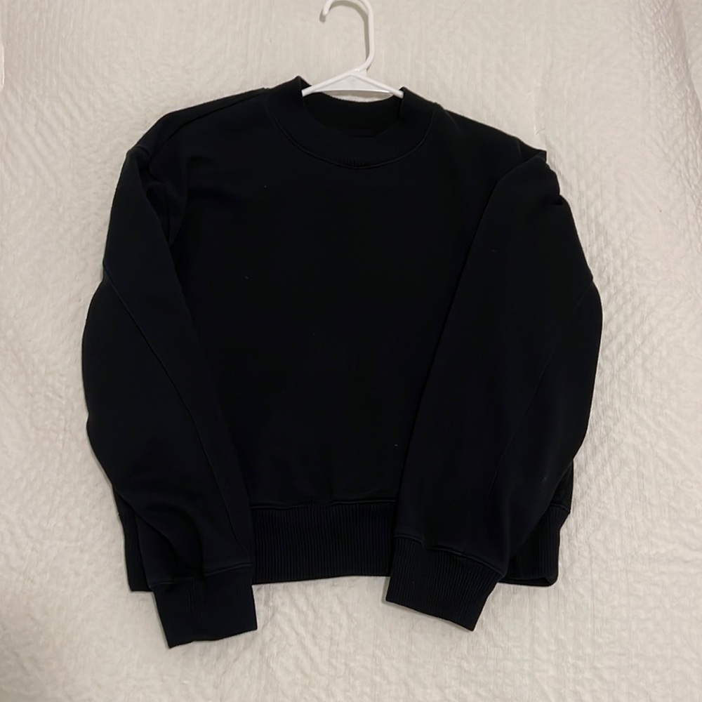 black crew neck